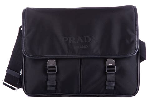 prada men's nylon cross-body messenger shoulder bag sydney|Prada Messenger bags for men.